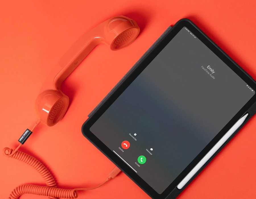 Ретро-трубка для смартфона/компьютера Native Union POP Phone - Lemon (POP-P-LMO)