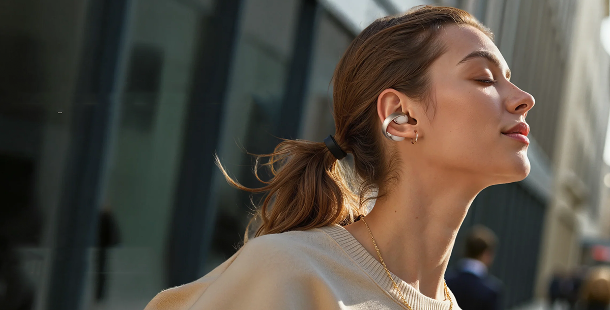 Наушники Anker SoundCore AeroClip Open-Ear Clip-On Earbuds - Pink