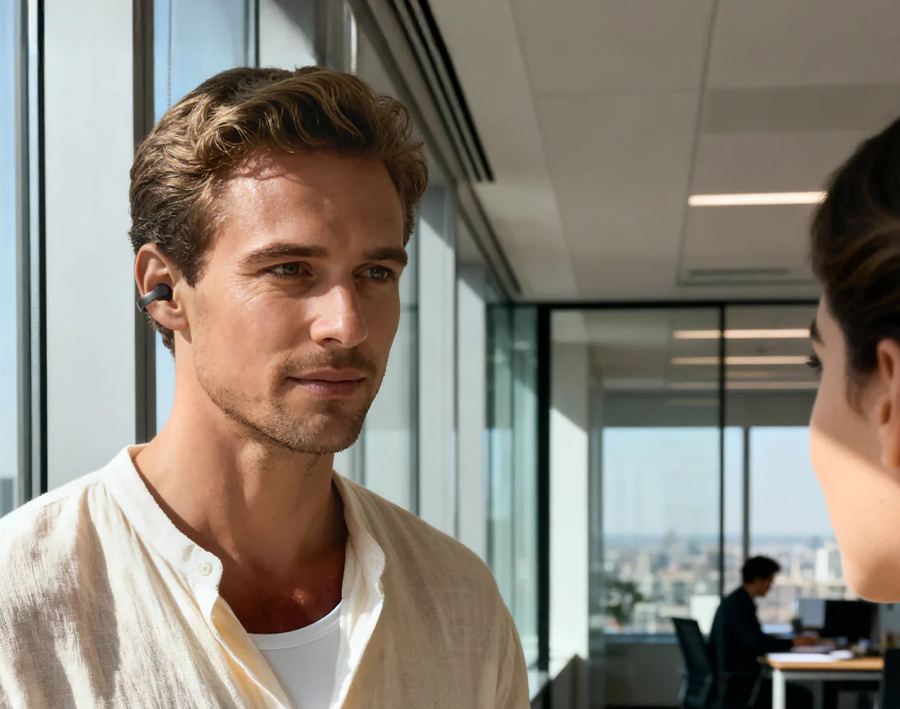 Наушники Anker SoundCore AeroClip Open-Ear Clip-On Earbuds - Pink