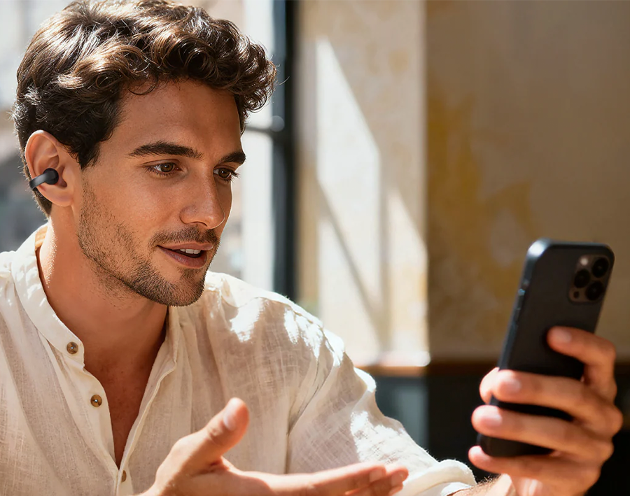 Наушники Anker SoundCore AeroClip Open-Ear Clip-On Earbuds - Pink