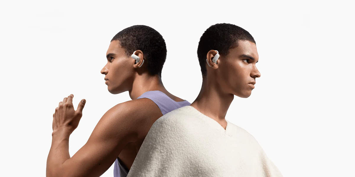 Навушники Anker SoundCore AeroFit 2 Pro Dual-Form Earbuds with Open-Ear - Gloss White (A3875W)