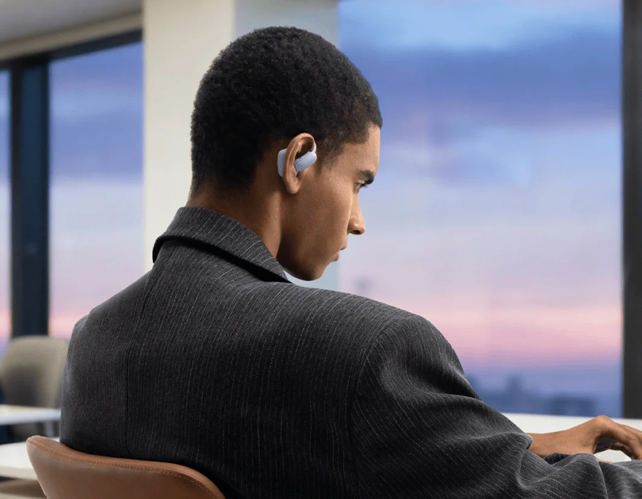 Навушники Anker SoundCore AeroFit 2 Pro Dual-Form Earbuds with Open-Ear - Gloss White (A3875W)