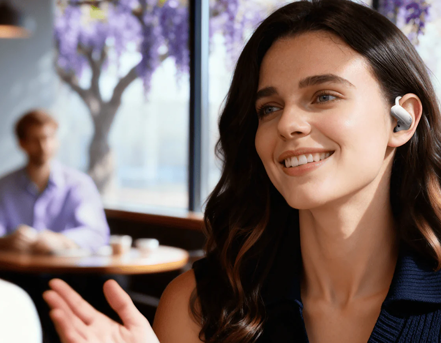 Навушники Anker SoundCore AeroFit 2 Pro Dual-Form Earbuds with Open-Ear - Gloss White (A3875W)