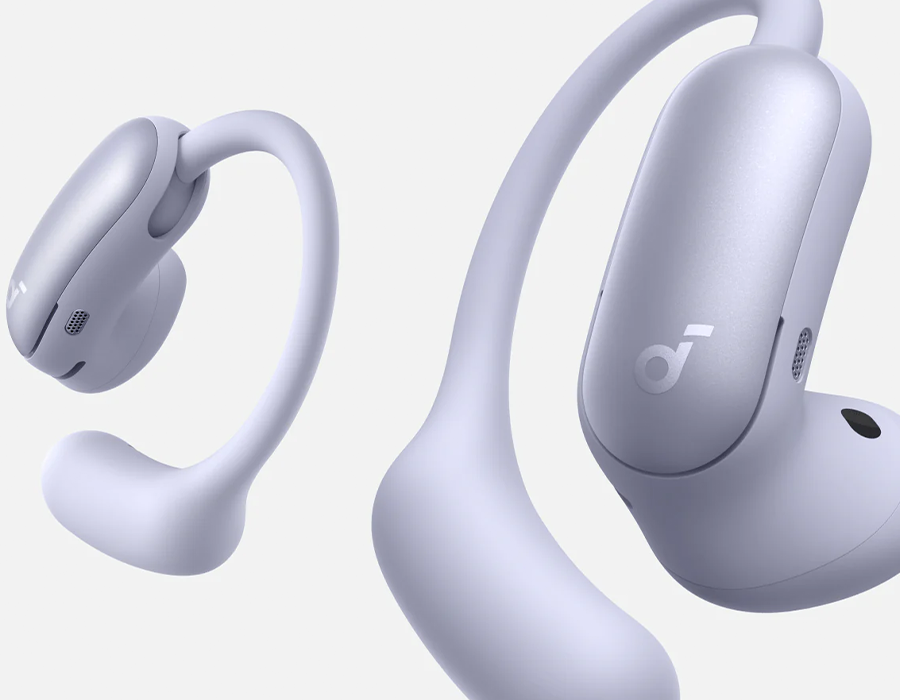 Навушники Anker SoundCore AeroFit 2 Pro Dual-Form Earbuds with Open-Ear - Gloss White (A3875W)