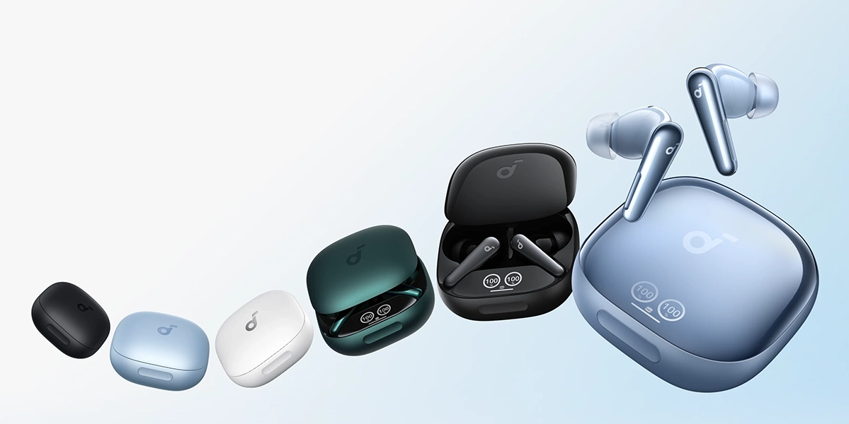 Наушники Anker SoundCore Liberty 4 Pro - Light Blue (A3954G31)