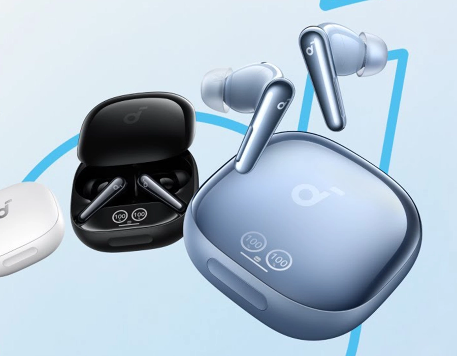 Наушники Anker SoundCore Liberty 4 Pro - Light Blue (A3954G31)