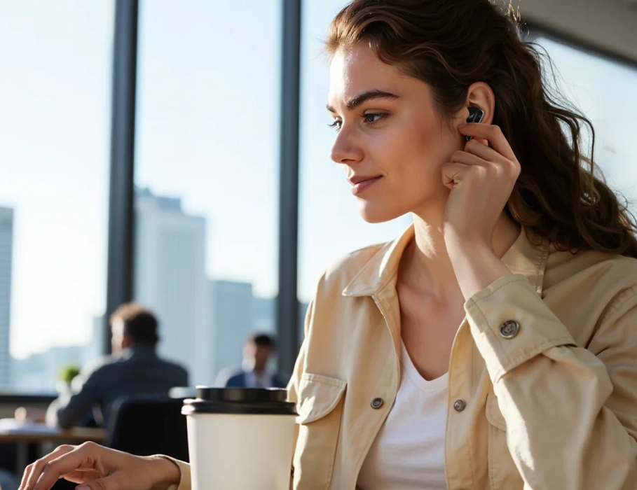 Навушники Anker SoundCore Liberty 5 with Dolby Audio - Apricot (A3957G51)