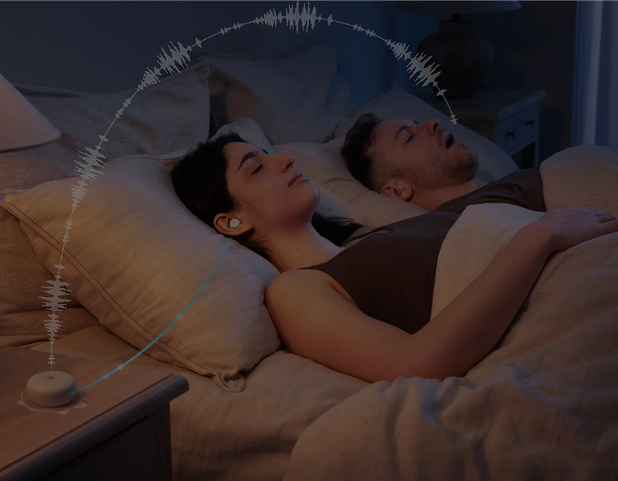 Умные наушники для сна с ANC Anker SoundCore Sleep 30 - Moonlit White (D1301G21)