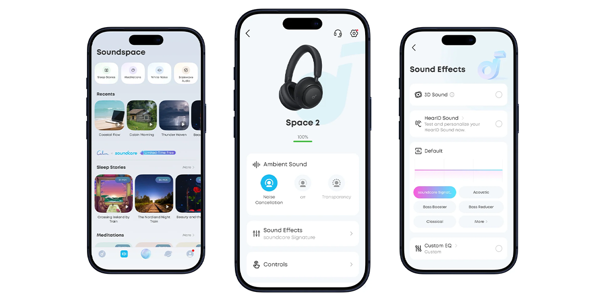 Навушники Anker SoundCore Space 2 - Jet Black (D1402J)