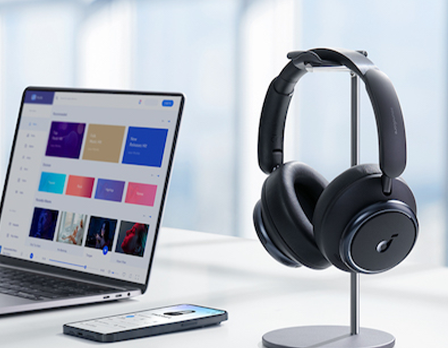 Наушники Anker SoundCore Space Q45 - Blue (A3040G31)