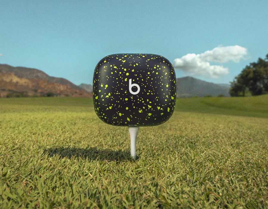 Наушники Beats x Nike Powerbeats Pro 2 — Special Edition — Volt/Black (MJ2D4)