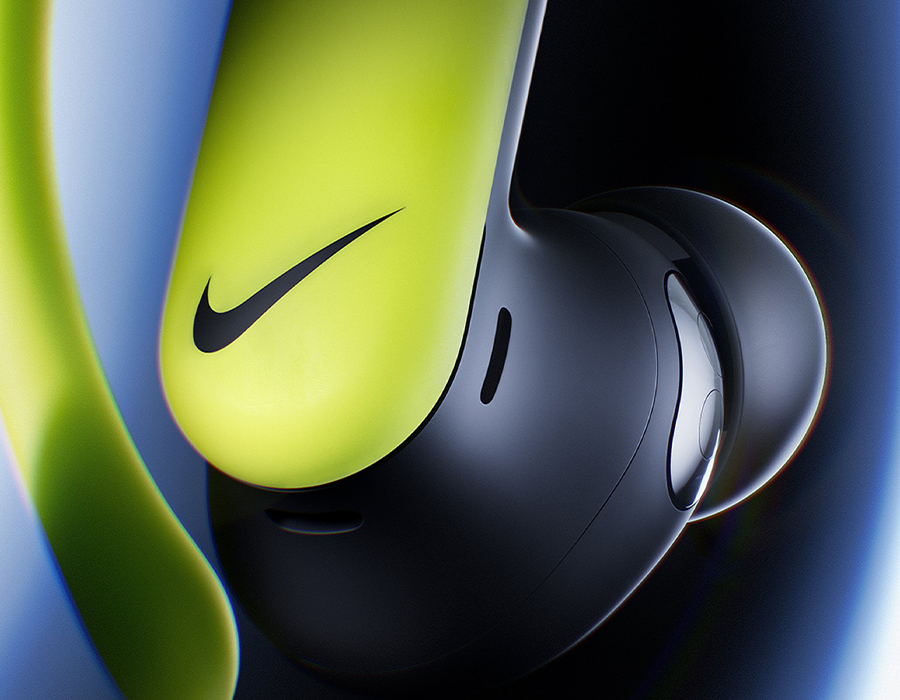 Наушники Beats x Nike Powerbeats Pro 2 — Special Edition — Volt/Black (MJ2D4)