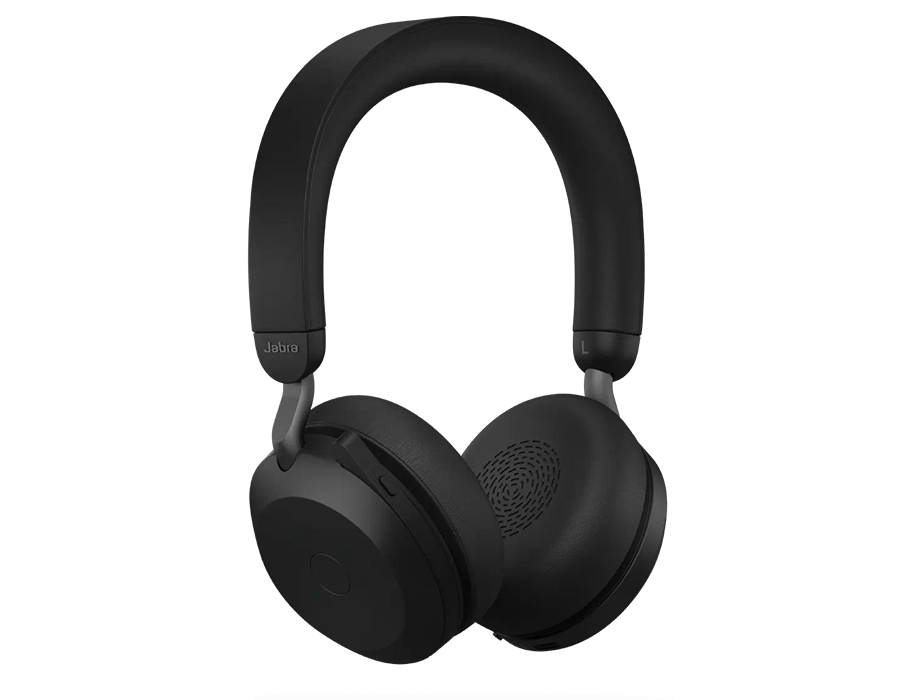 Jabra Evolve2 75 — демонстрация эргономичного дизайна и крепления микрофона