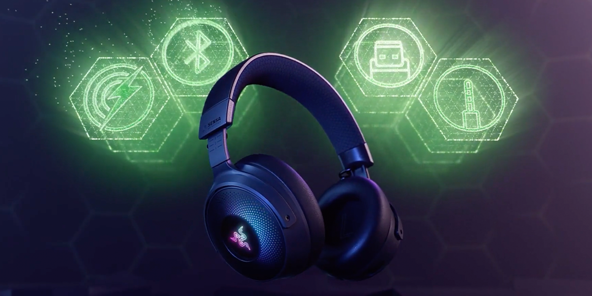 Ігрова гарнітура Razer Kraken V4 Pro Wireless - Black (RZ04-05160100-R3M1)