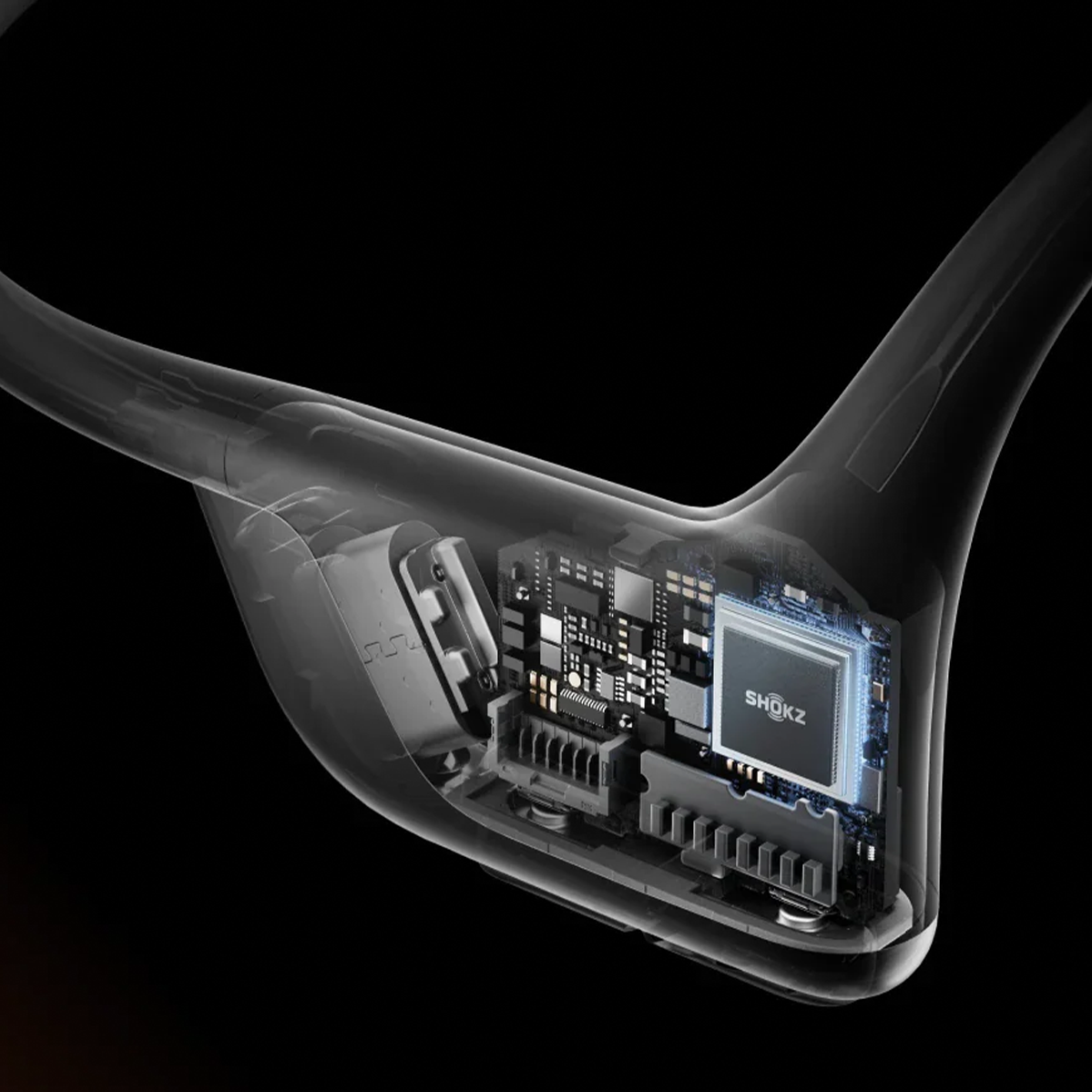 Наушники Shokz OpenRun Pro 2 Mini Open-Ear Bone Conduction Sports Headphones - Silver (S821-MN-SR)