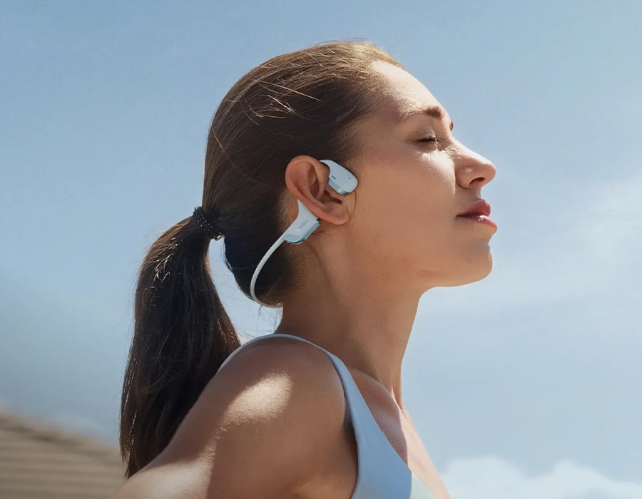 Наушники Shokz OpenRun Pro 2 Mini Open-Ear Bone Conduction Sports Headphones - Silver (S821-MN-SR)