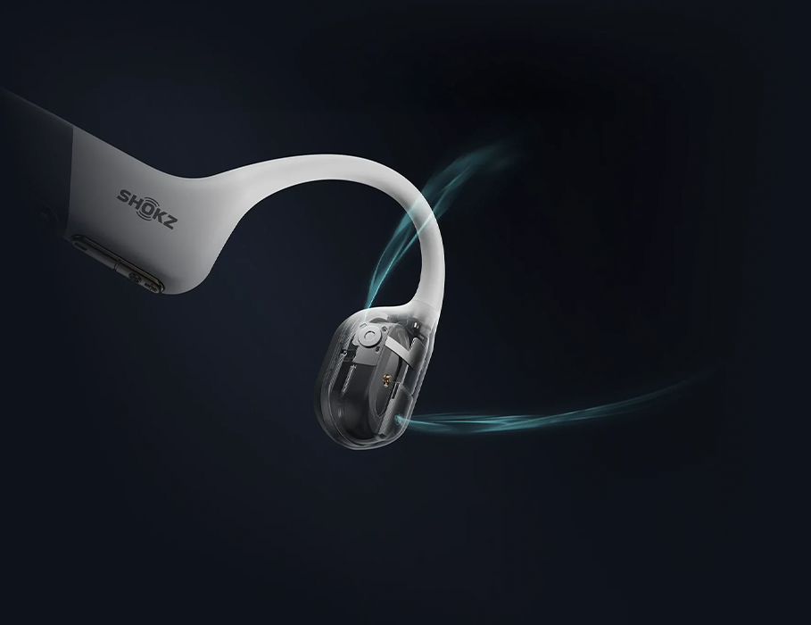 Наушники Shokz OpenSwim Pro Open-Ear Bone Conduction Swimming Headphones - Red (S710-ST-RD)