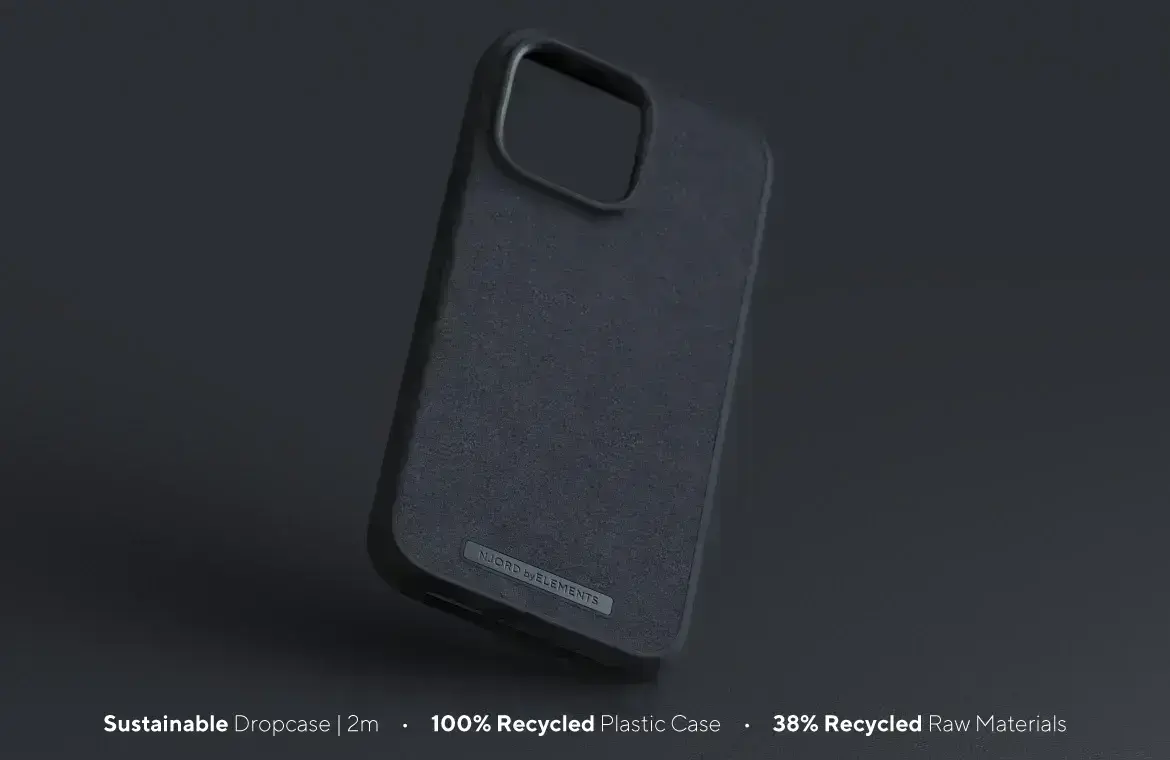 Чехол Njord Suede Comfort+ Case for iPhone 14 Pro Max - Camel (NA44CM04)