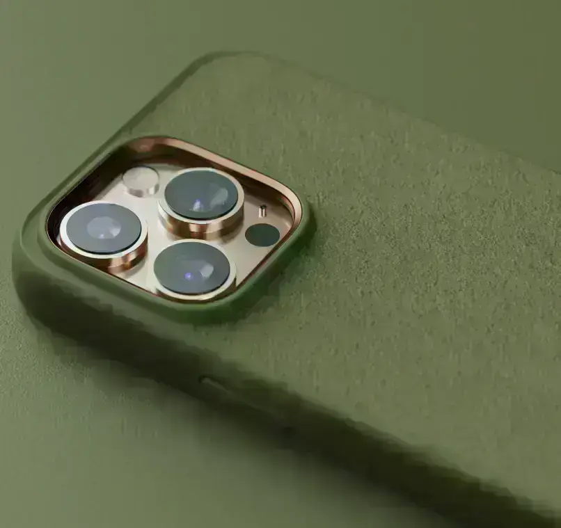 Чехол Njord Suede Comfort+ Case for iPhone 14 Pro Max - Camel (NA44CM04)