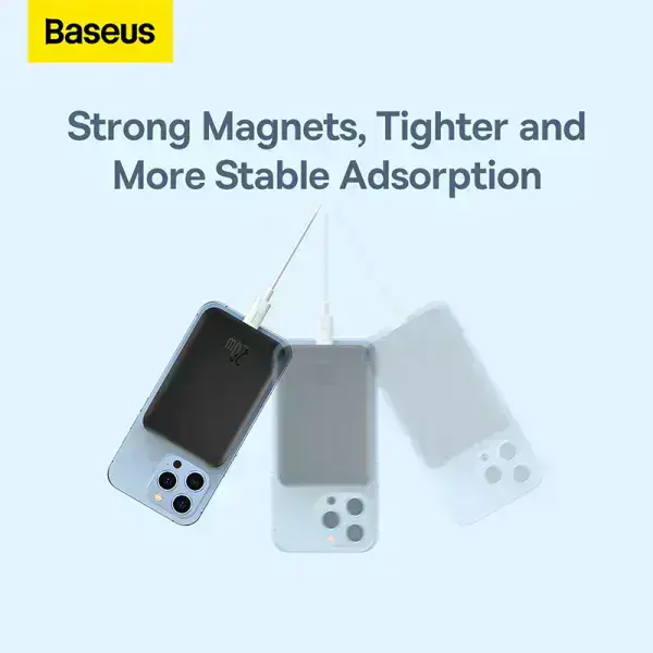 Baseus-Power-bank-PPCX020001-6000mAh-Magnetic-Wireless-Charging-20W-With-50cm-Type-c-to-Type-c-Cable-Black-19