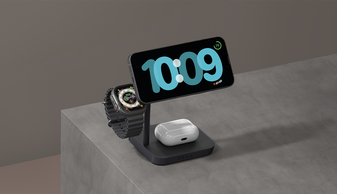 bezdrotoviy-zaryadniy-pristriy-zens-4-in-1-magsafe-watch-wireless-charging-station