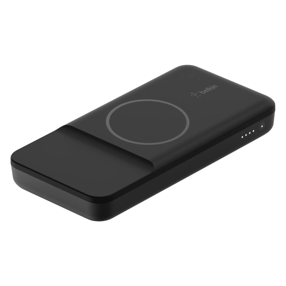 Портативное зарядное устройство Belkin BOOST↑CHARGE™ MagSafe Magnetic Portable Wireless Charger 10,000mAh - Black (BPD001btBK)