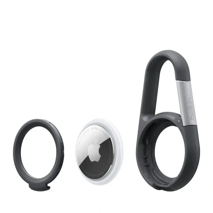 Belkin Secure Holder with Carabiner for AirTag - Black (MSC008dsBK)