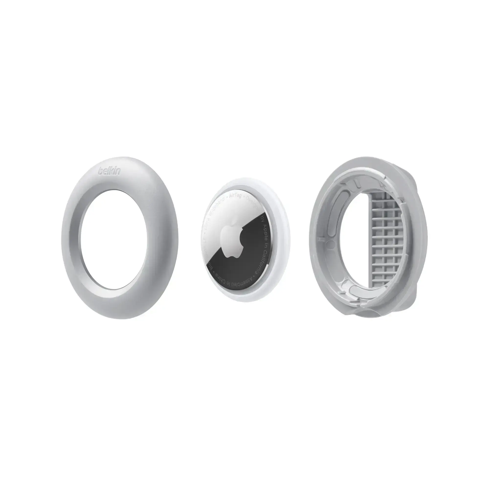 Belkin Secure Holder with Clip for AirTag - Light Gray (MSC012dsLG)