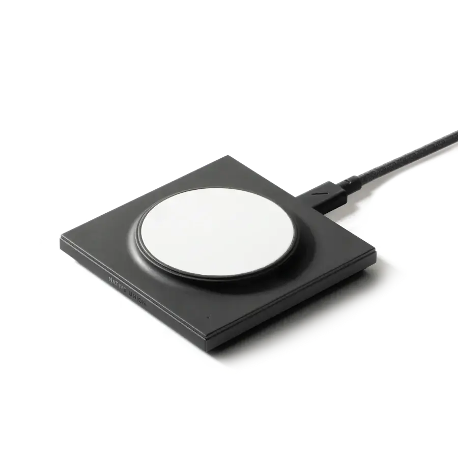 Бездротовий зарядний пристрій Native Union Drop Magnetic Wireless Charger Black (DROP-MAG-BLK-NP)