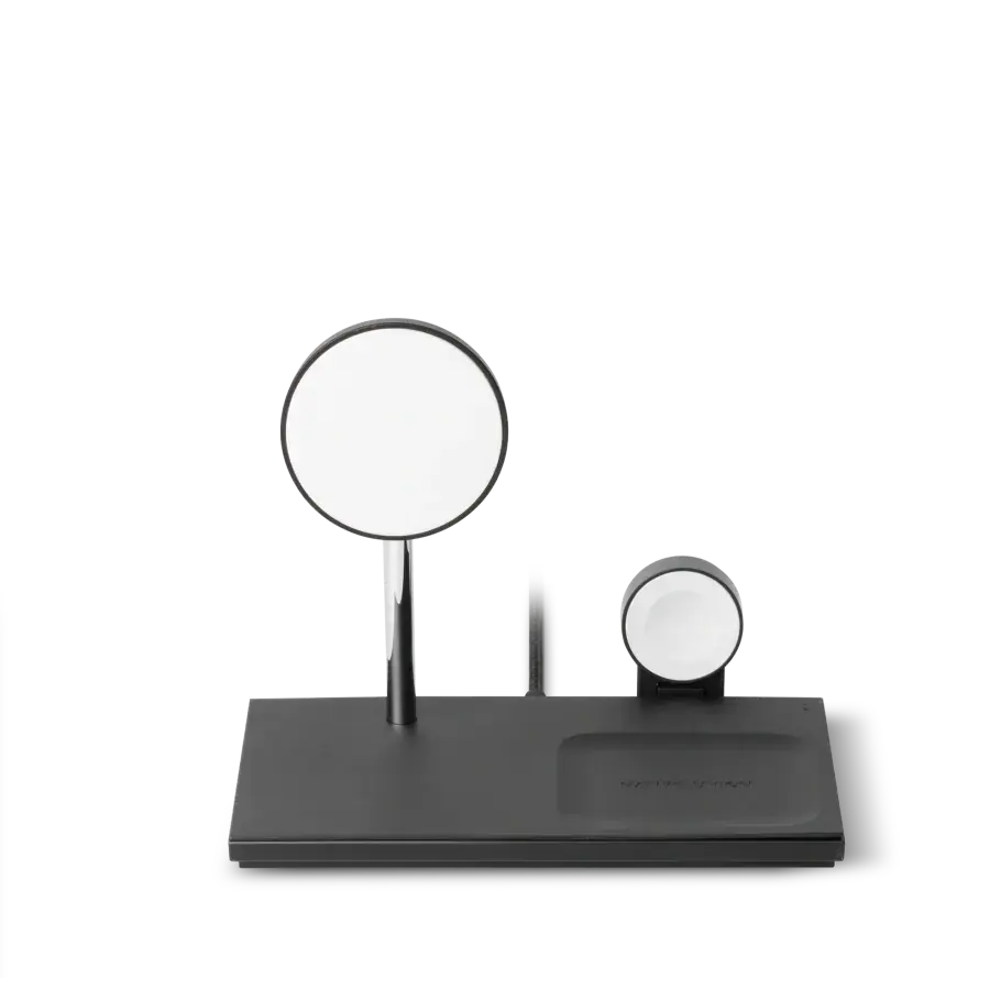Бездротовий зарядний пристрій Native Union Snap 3-in-1 Magnetic Wireless Charger Black (SNAP-3IN1-BLK-EU)