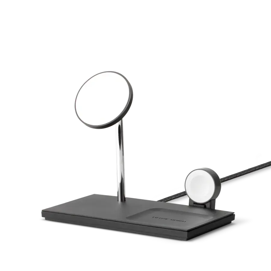 Бездротовий зарядний пристрій Native Union Snap 3-in-1 Magnetic Wireless Charger Black (SNAP-3IN1-BLK-EU)