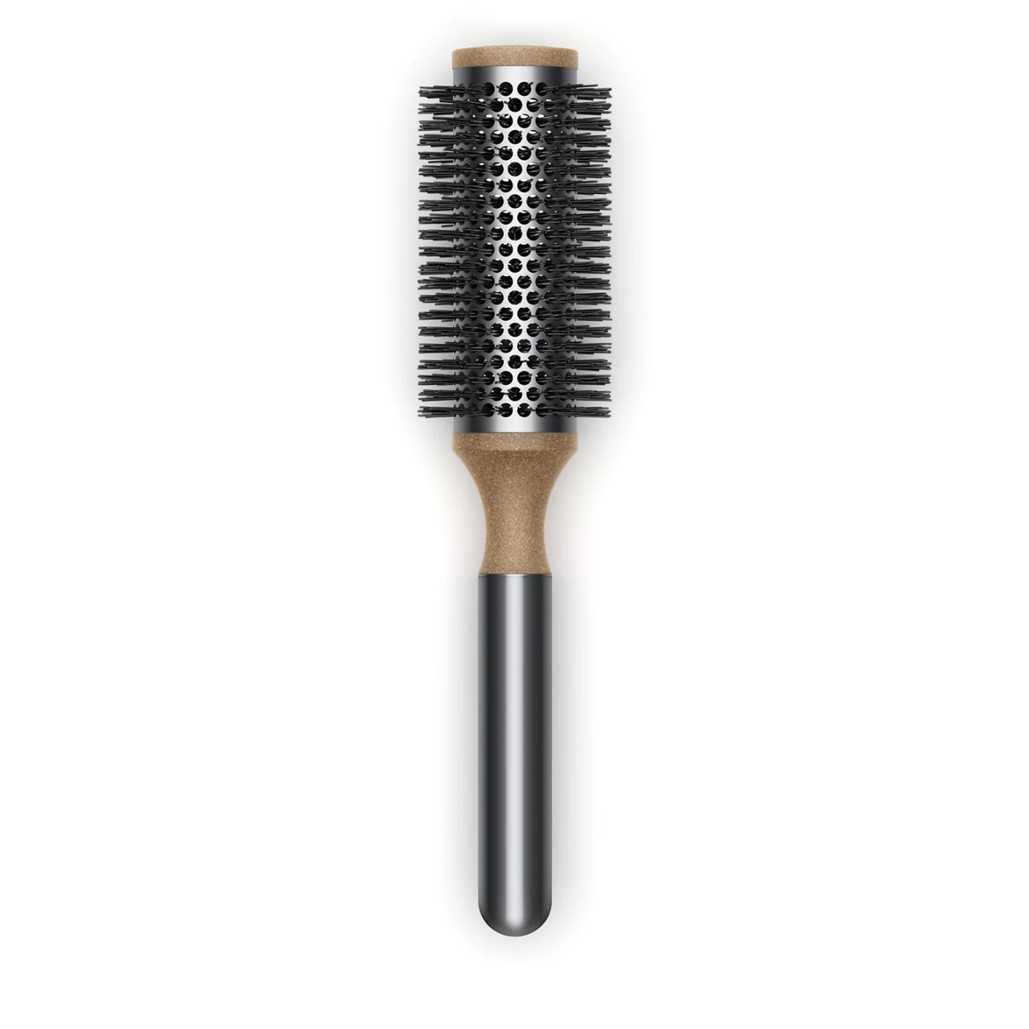 Щетка круглая для волос Dyson Vented Barrel brush – 35mm Nickel/Black (971053-01)