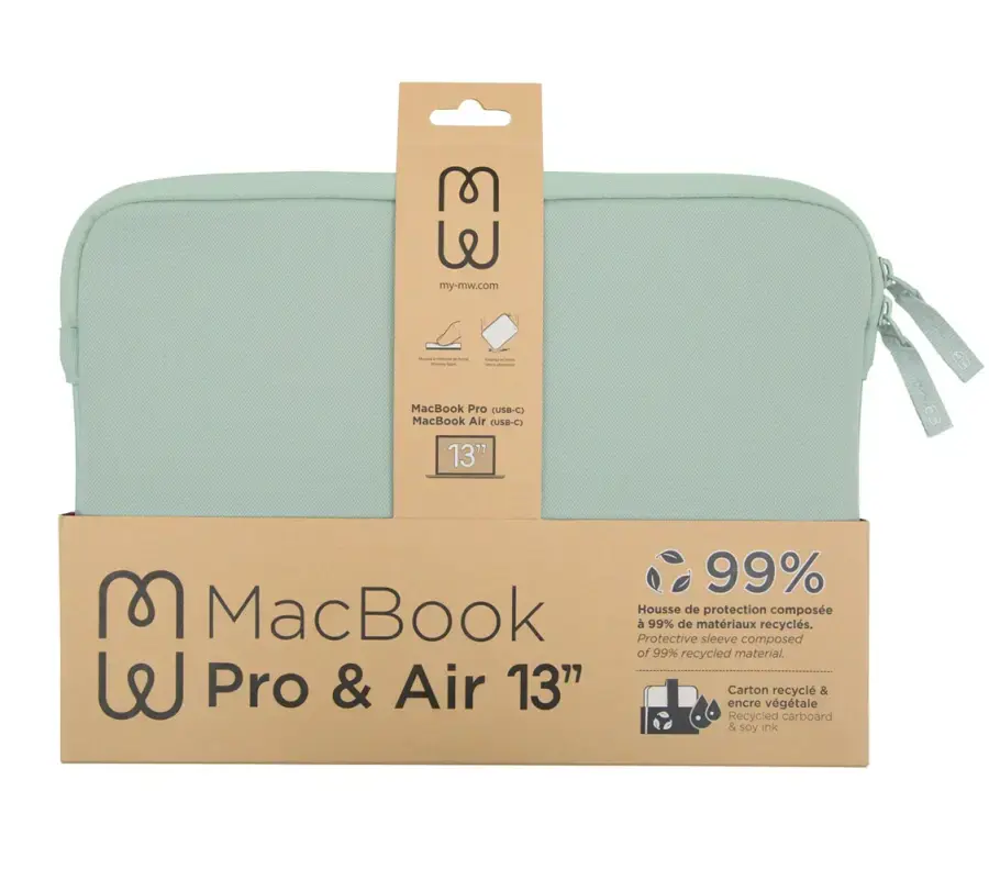 Чохол MW Horizon Sleeve Case for MacBook Pro 13" M1/MacBook Air 13" M1 - Frosty Green (MW-410124)