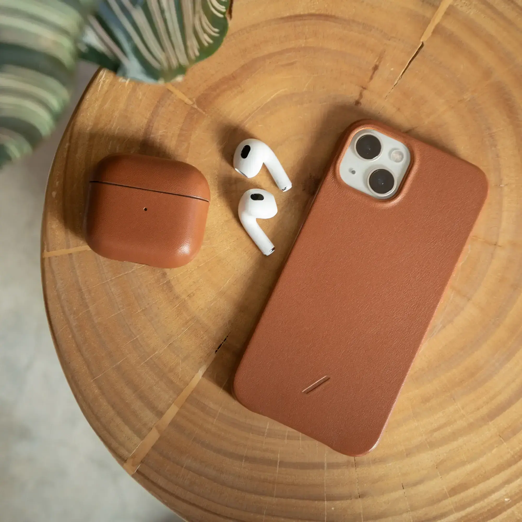 Чохол Native Union Leather Case for Airpods 3 - Tan (APCSE-LTHR-BRN-V2)