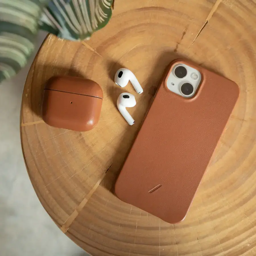 Чехол Native Union Leather Case for Airpods 3 - Tan (APCSE-LTHR-BRN-V2)