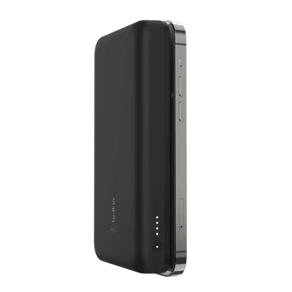Портативний зарядний пристрій Belkin BOOST↑CHARGE™ MagSafe Magnetic Portable Wireless Charger 10,000mAh - Black (BPD001btBK)