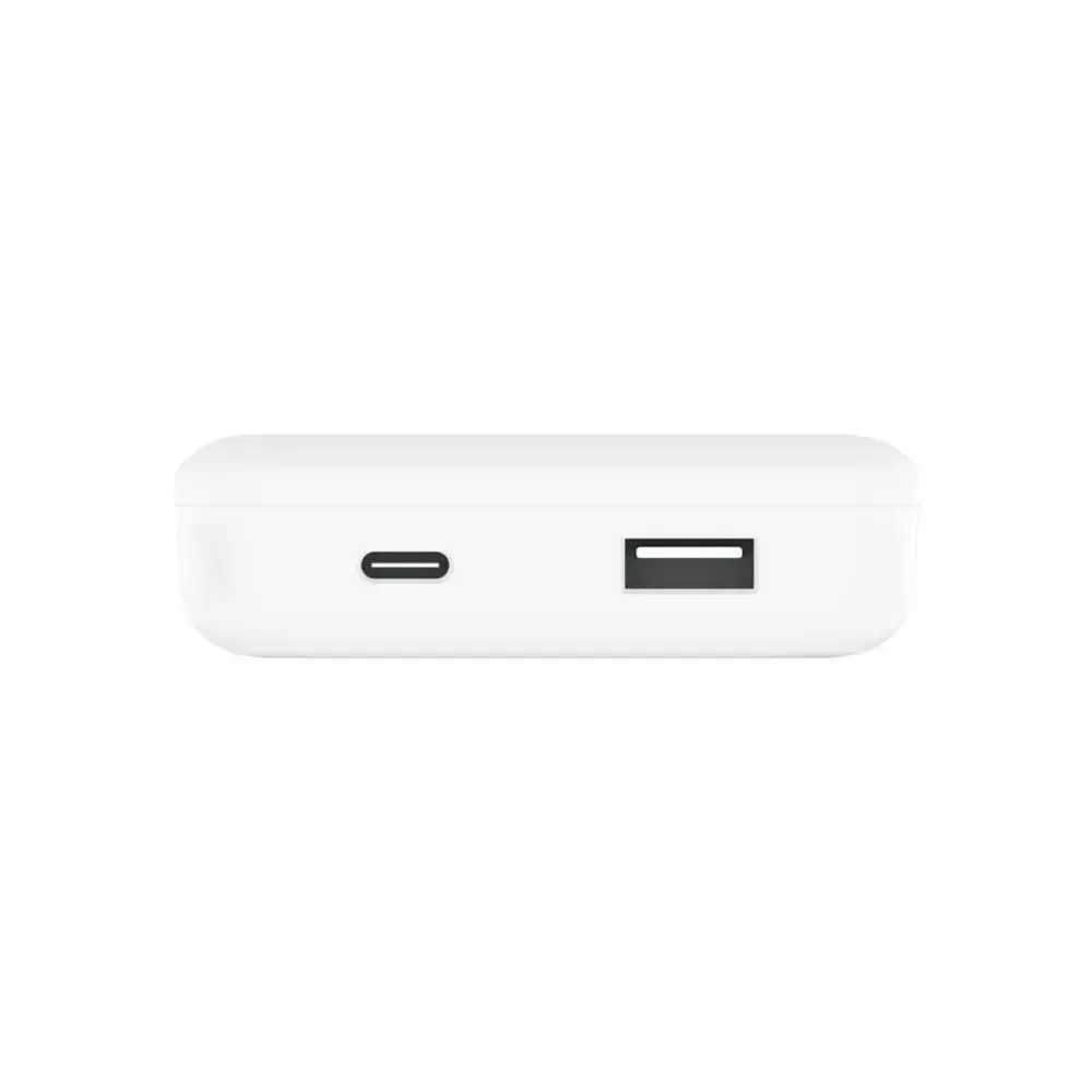Портативний зарядний пристрій Belkin BOOST↑CHARGE™ MagSafe Magnetic Portable Wireless Charger 10,000mAh - White (BPD001btWH)