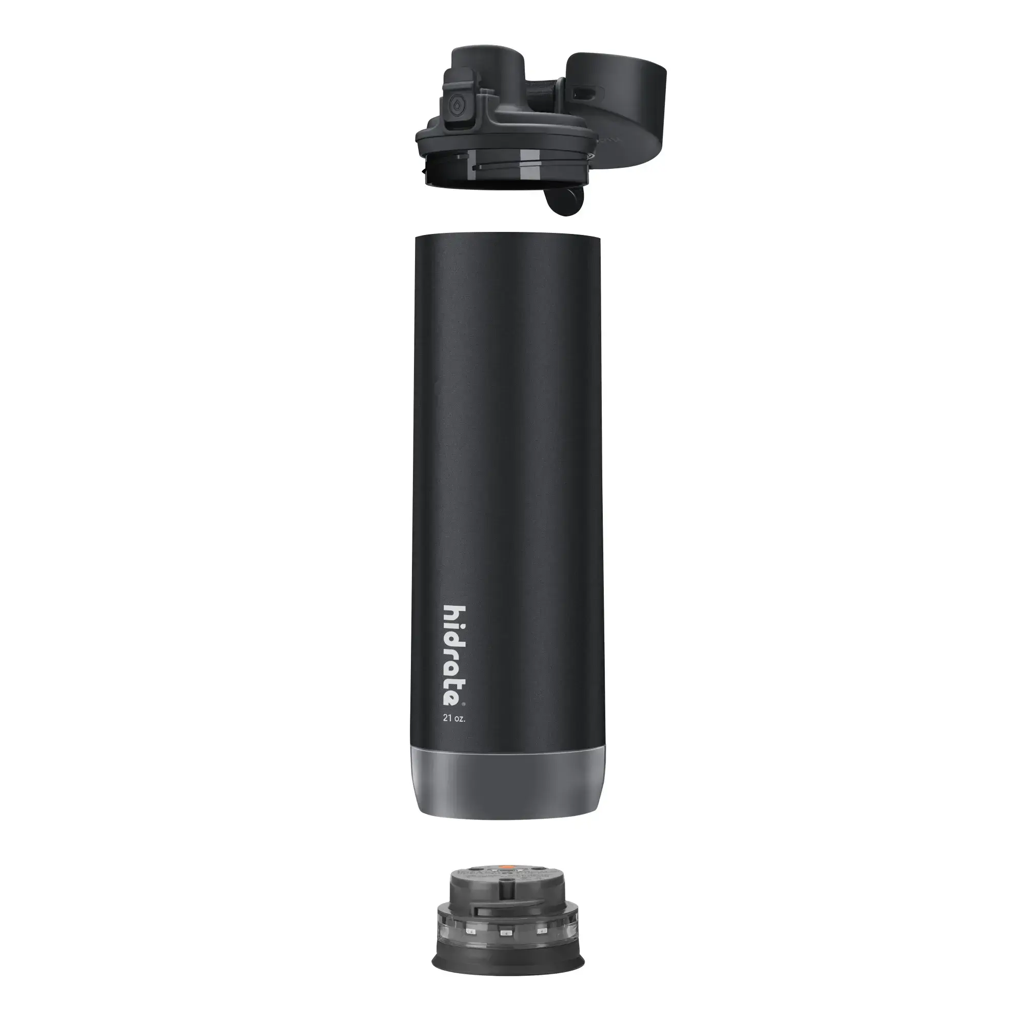 Умная бутылка для воды HidrateSpark PRO STEEL 21 oz/621 ml - Black (HI-009-002)