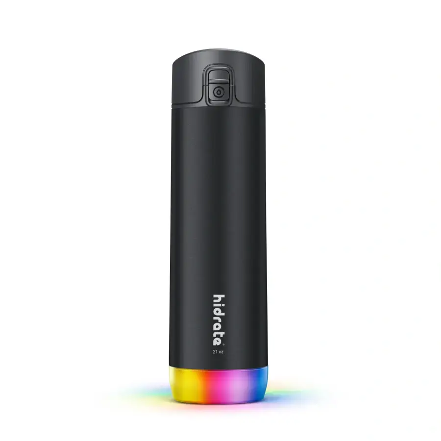 Розумна пляшка для води HidrateSpark PRO STEEL 21 oz/621 ml - Black (HI-009-002)