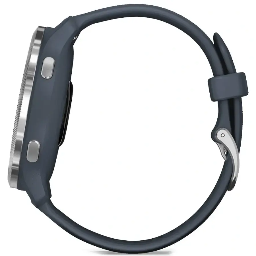 Смарт-годинник Garmin Venu 2 Silver Bezel with Granite Blue Case and Silicone Band (010-02430-10/00)