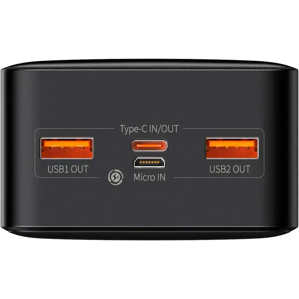 Зовнішній акумулятор Baseus Bipow Digital Display 30000 mAh 20W Black (PPDML-N01)