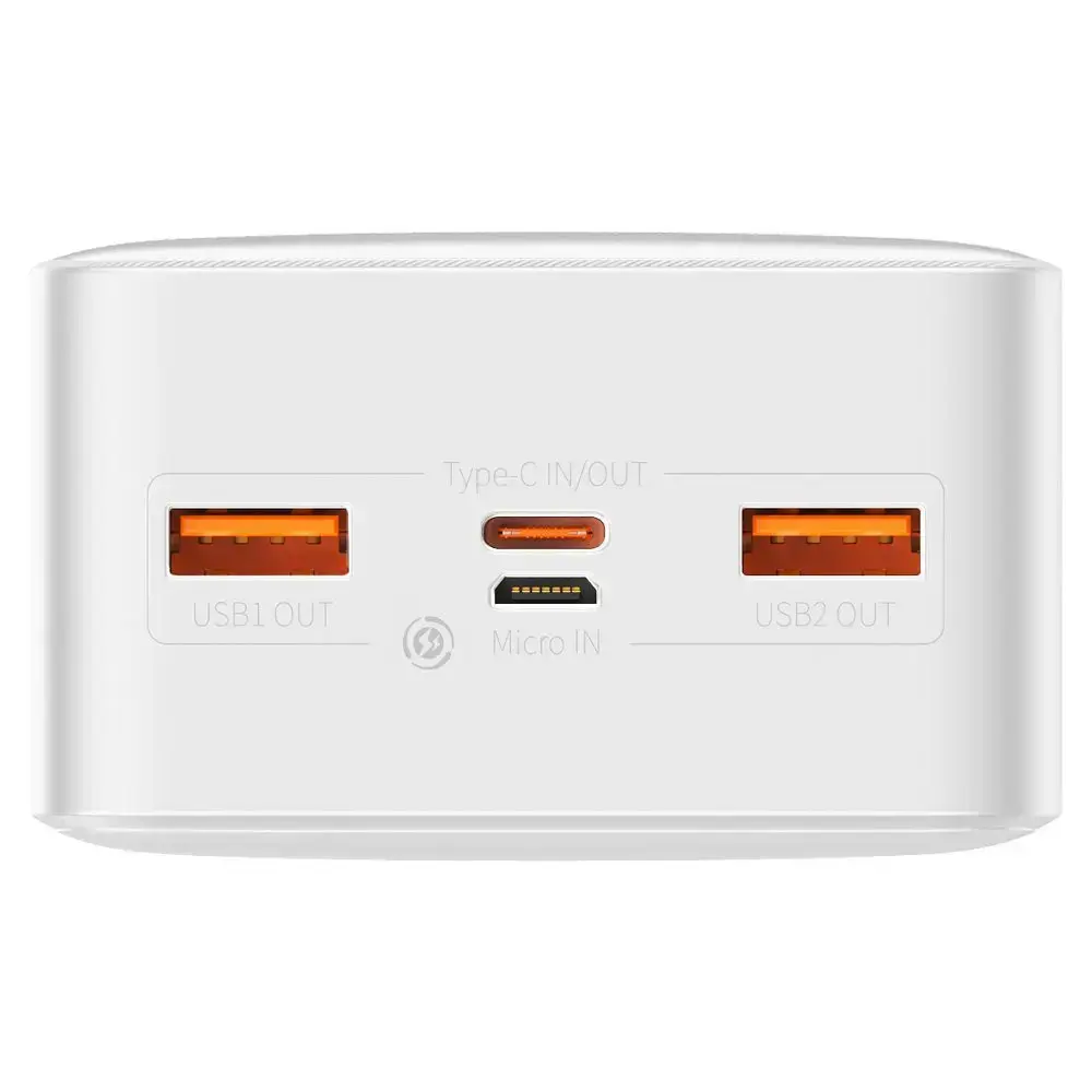 Внешний аккумулятор Baseus Bipow Digital Display 30000mAh 20W White (PPDML-N02)
