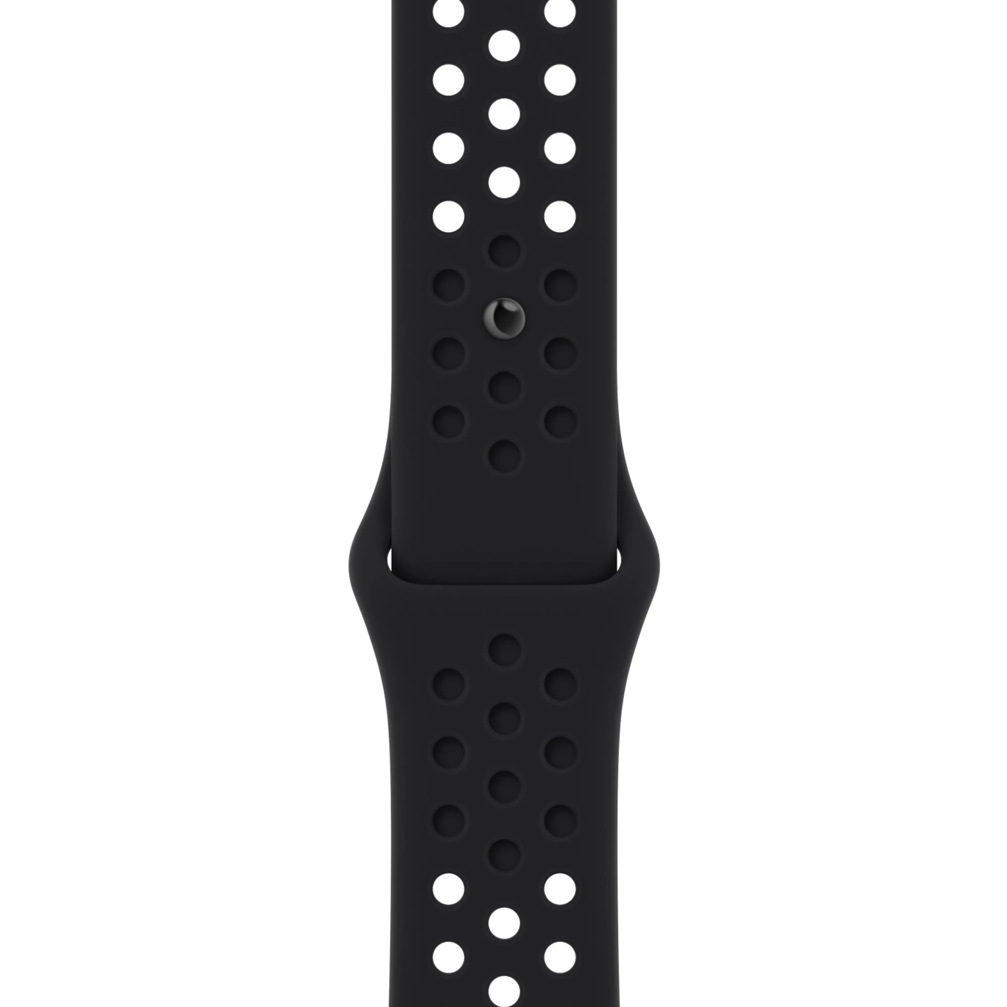 Ремінець Apple Black Nike Sport Band M/L для Apple Watch 42/44/45/49mm (MPH63)