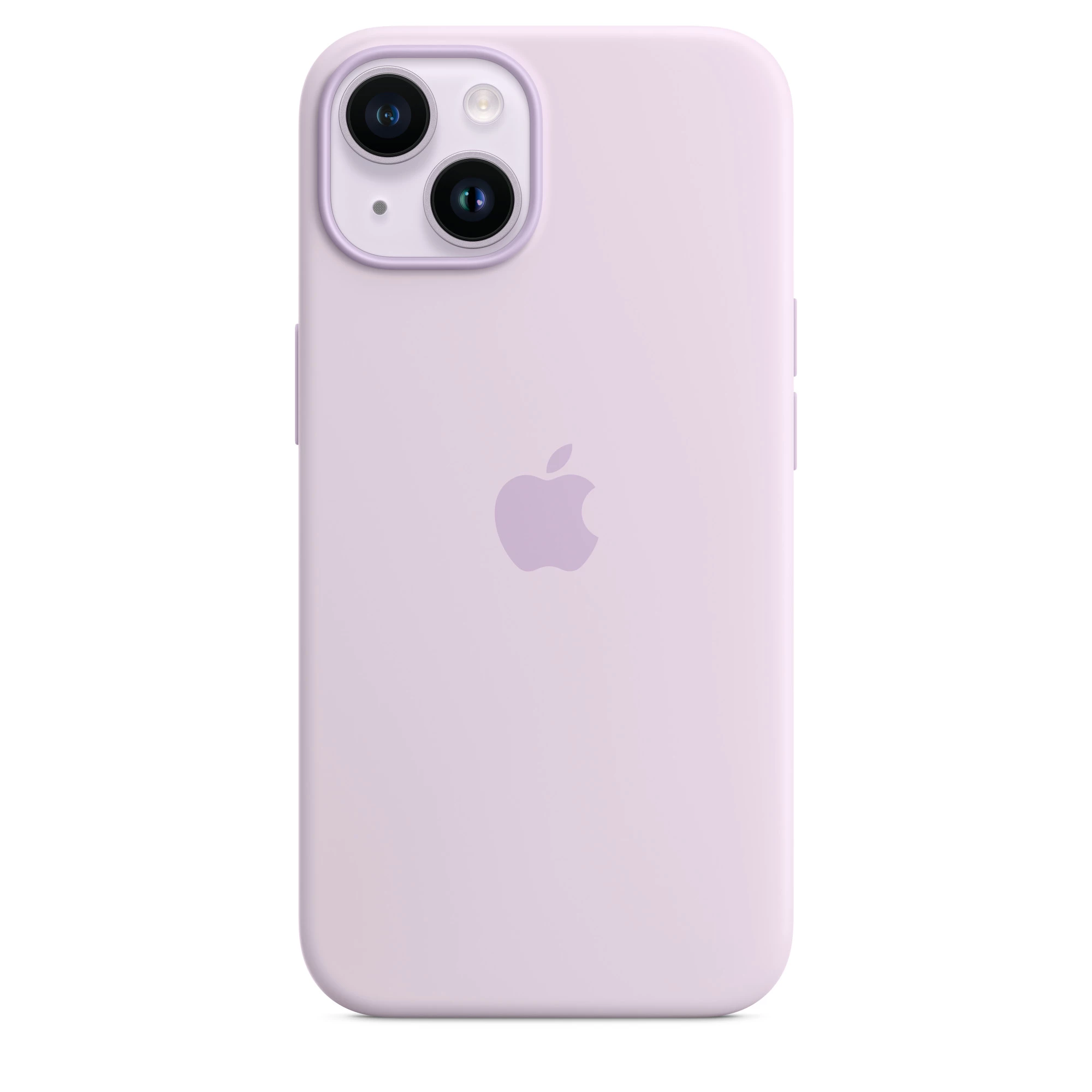 Чохол Apple iPhone 14 Silicone Case with Animation & MagSafe (1:1 original) - Lilac