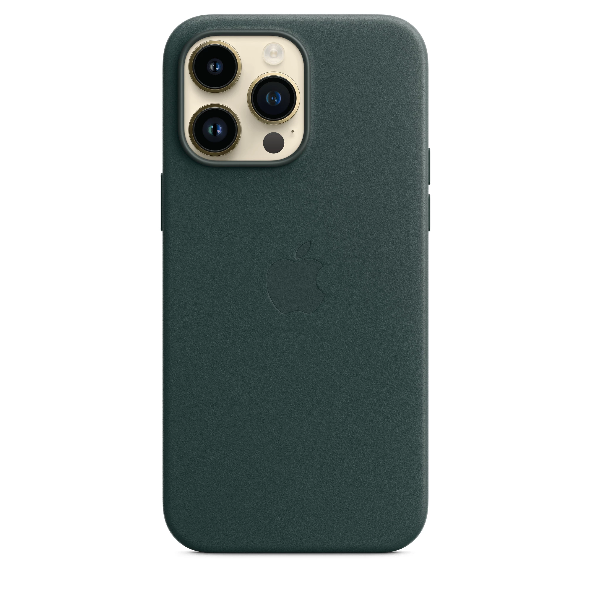 Чехол Apple iPhone 14 Pro Max Leather Case with MagSafe - Forest Green (MPPN3)
