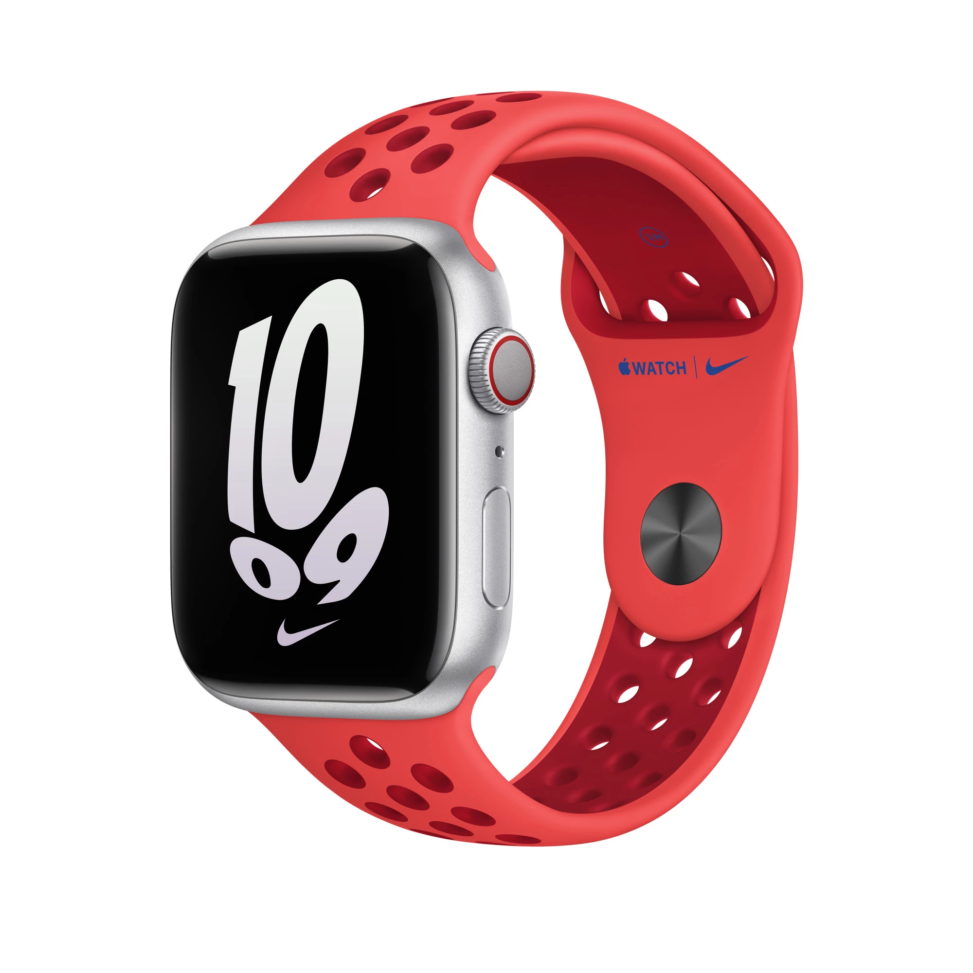 Apple nike sport. Спортивный ремешок Nike для Apple watch 45. Найк спорт se wat Ch 40. Ремешки найк для Apple watch красные. Смарт часы с красной кнопкой.