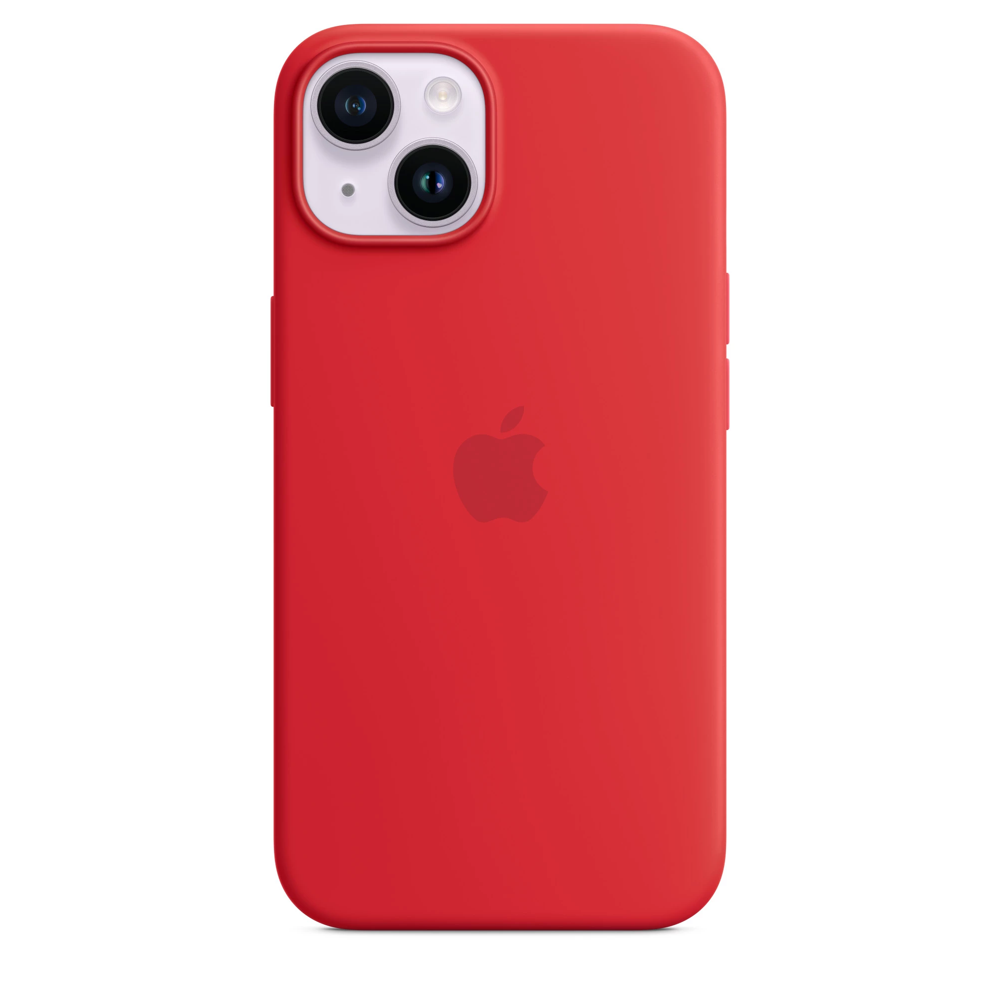Чохол Apple iPhone 14 Silicone Case with Animation & MagSafe (1:1 original) - (Product) Red