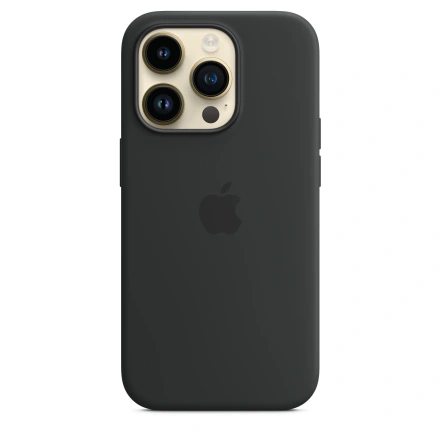 Чехол Apple iPhone 14 Pro Silicone Case with Animation & MagSafe (1:1 original) - Midnight