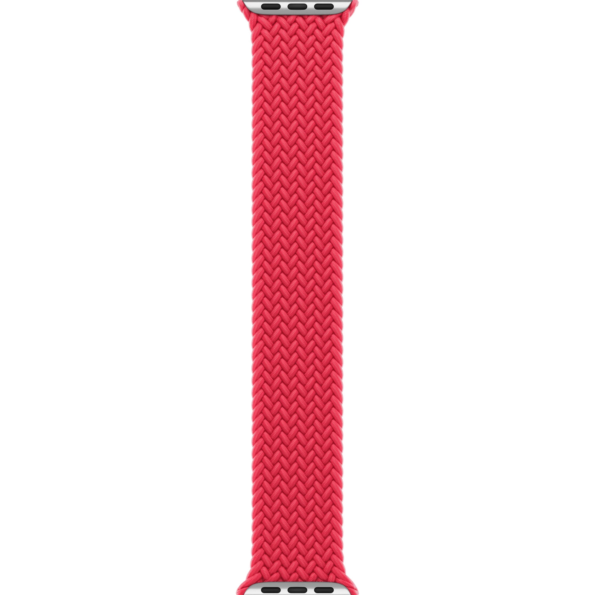 Ремінець Apple (PRODUCT)RED Braided Solo Loop - Size 4 для Apple Watch 38/40/41mm (MP9J3)