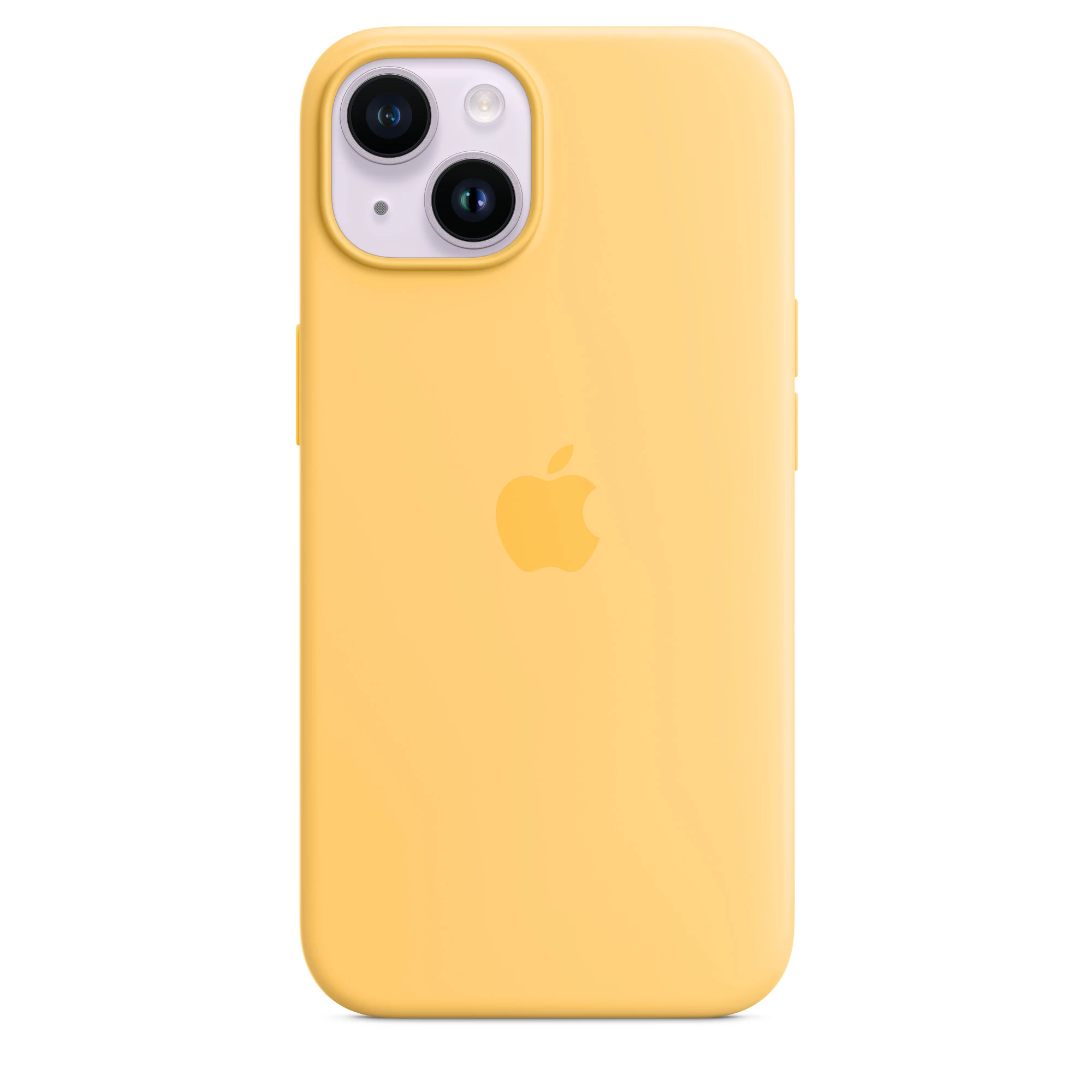 Чехол Apple iPhone 14 Silicone Case with MagSafe - Sunglow (MPT23)